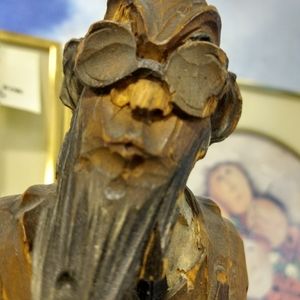 Wood carved statue